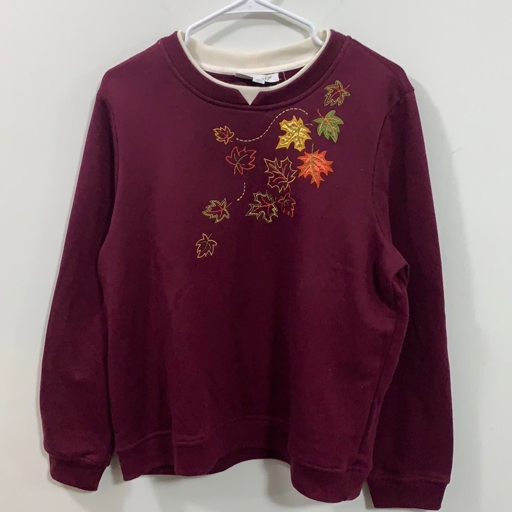 Breckenridge Autumn decorated sweatshirt Size XL
